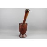 A Gambian Teak Mortar and Pestle