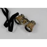 A Pair of French Mother of Pearl Opera Glasses