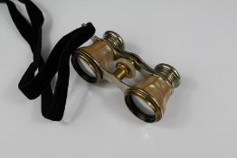 A Pair of French Mother of Pearl Opera Glasses