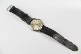 A Gentleman's Vintage Stainless Steel Rolex Wrist Watch