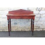 An Edwardian Mahogany Console Table