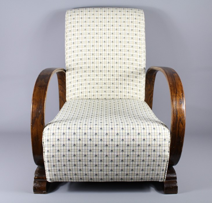 A Retro Bentwood Conservatory Arm Chair. - Image 4 of 6