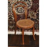 An Antique Child's Bentwood Chair