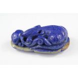 A Chinese Lapis Lazuli Carving