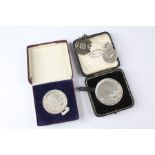 Two Silver Medallions