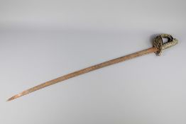 A Victorian 1822 Pattern Infantry Field Officers Sword