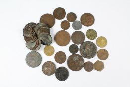 A Quantity of Antique Coins and Tokens