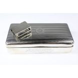 A Silver Double Cigarette Box