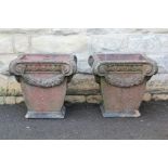 A Pair of Early 20th Century Liberty & Co Terracotta Garden Planters