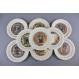 A Set of Limited Edition Hornsea Plates