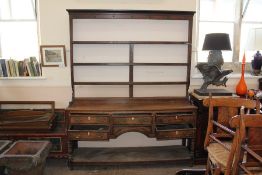 An Antique Oak Welsh Dresser