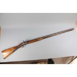 An English Single Barrel Flintlock Fowling Piece