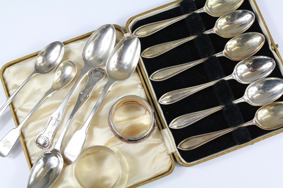 A Set of Silver Teaspoons - Image 2 of 2