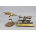 A Set Victorian Brass Mordan & Co Postal Scales