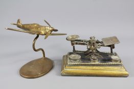 A Set Victorian Brass Mordan & Co Postal Scales