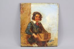 A 19th Century Italian Oil on Oak Panel