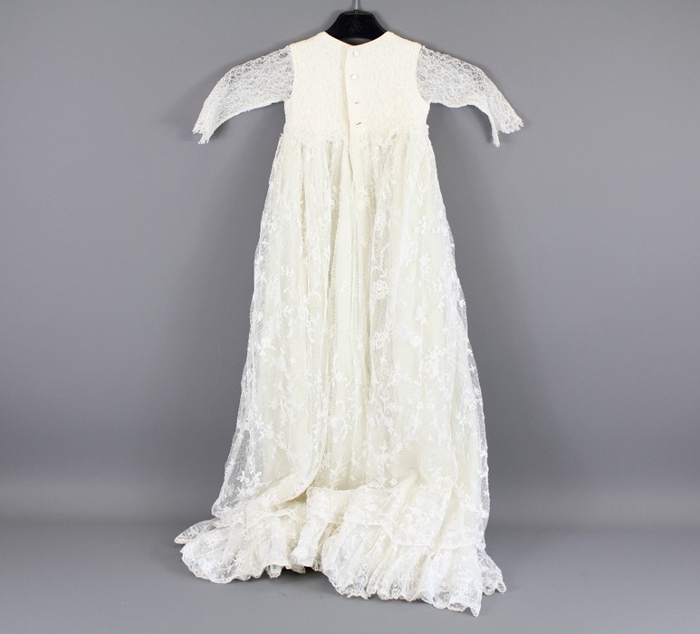 A 19th Century Exquisitely Made Lace Christening Gown