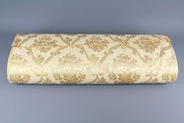 A Bolt of Gold Damask Fabric