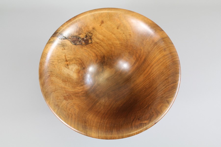 Richard M. Chapman- Turned Walnut Bowl - Image 3 of 4