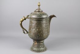 An 18th/19th Century Uzbek Bukhara Copper and Brass Kettle