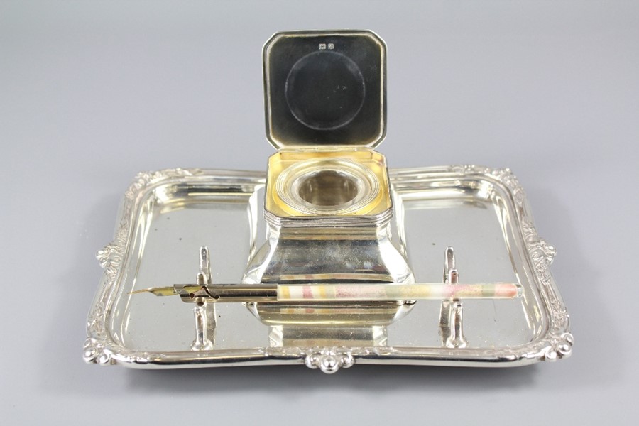 Asprey of London Silver Inkwell - Image 2 of 3