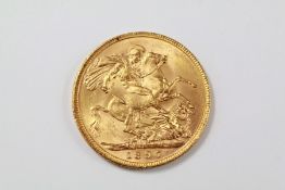 A Queen Victoria Solid Gold Full Sovereign dated 1897
