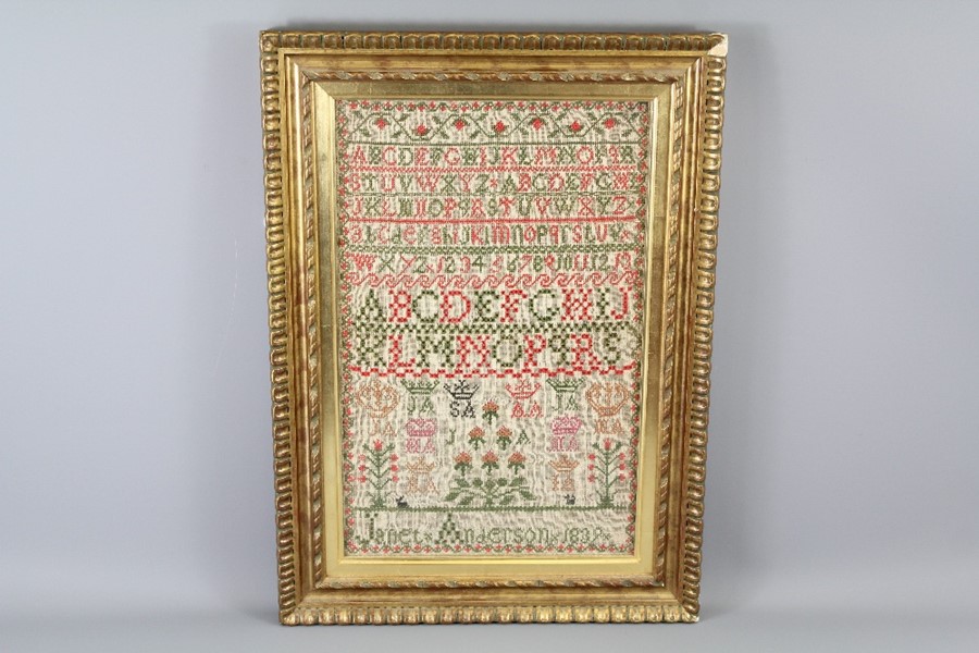 A Victorian Needlework Sampler