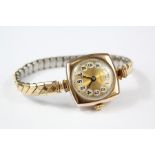 A Lady's Vintage 1921 9ct Gold Rolex Watch