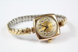 A Lady's Vintage 1921 9ct Gold Rolex Watch