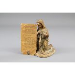 Antique Plaster Figure of Our Lady Mary