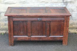 Antique Oak Blanket Box