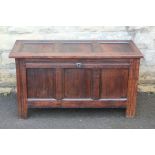 Antique Oak Blanket Box