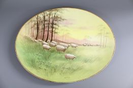 An Oval Staffordshire Charger