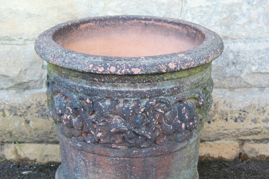 A Pair of Early 20th Century Liberty & Co Terracotta Pots - Image 2 of 3