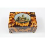 A Victorian Tortoiseshell Rectangular Trinket Box