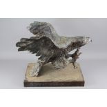An Impressive Bronze Eagle Sculptue