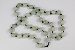 A String of Chinese Jade Beads