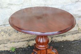 An Oak Circular Occasional Table