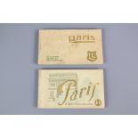 Two Sets of Paris Postcards