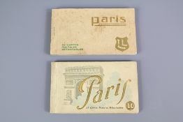 Two Sets of Paris Postcards