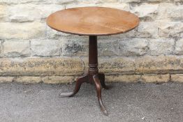 A Mahogany Tilt-top Occasional Table