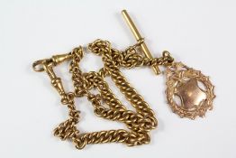 A Gold-plated Vintage Fob Chain