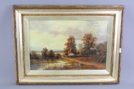 Montague Dightam Early 20th Century Original Oil on Canvas