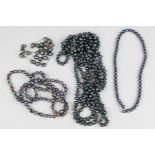 A Black Pearl Necklace