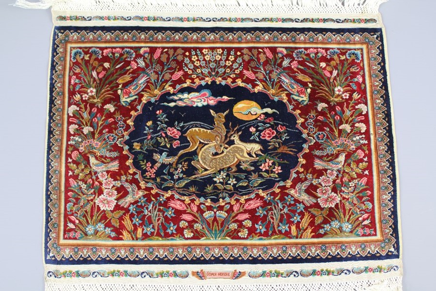 21st Century Ozipek Hereke Silk Carpet - Image 6 of 12