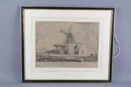 John Sell Cotman (1782-1842) Etching entitled 'East View of the Gateway of St Bennets Abbey'