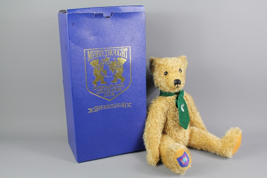 A Merrythought Caernarfon Growler Teddy Bear