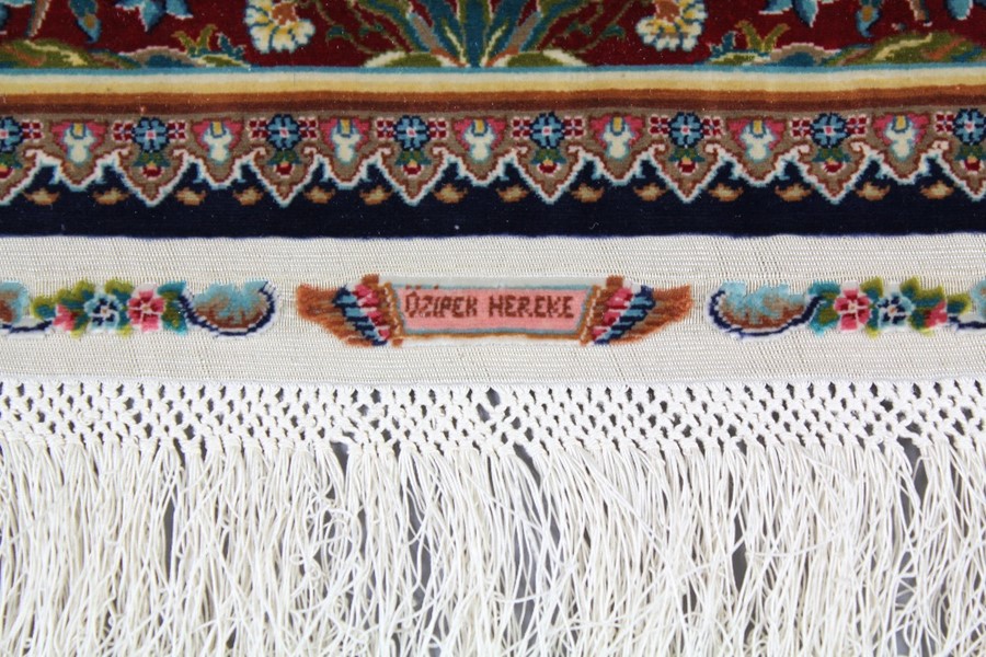 21st Century Ozipek Hereke Silk Carpet - Image 8 of 12