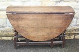 A Mahogany Drop-leaf Dining Table