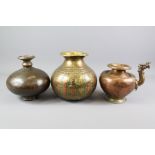 Three 18th and 19th Century Indian Lota